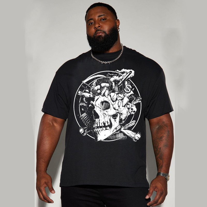 Underground Streetwear Brand - T-shirt à manches courtes en coton,