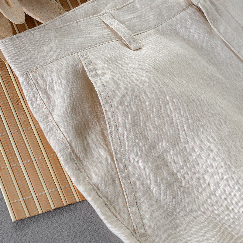 Pantalon en lin pur pour homme - Streetwear Brand Marketing avis et prix