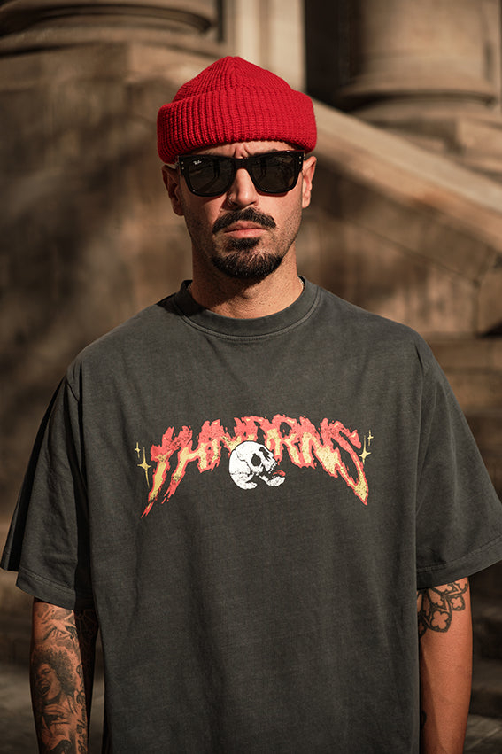 T-shirt en coton avec illustra - Streetwear Brand Marketing avis et prix